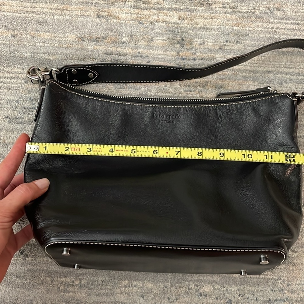 Kate Spade black leather shoulder bag - Picture 10 of 11